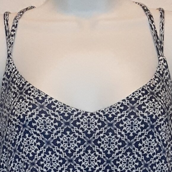 Papernoon Dress "Wendilyn" * GUC * Navy & White * XL * Soft like a tee * Strappy - Picture 3 of 7